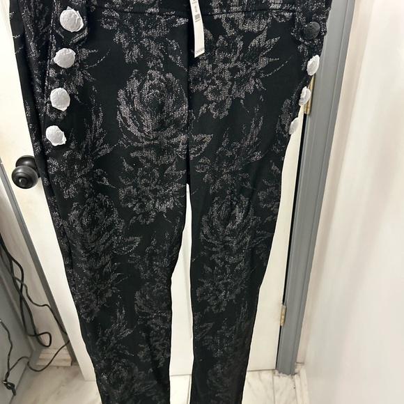 NWT WHITE HOUSE BLACK MARKET fabulous black Jollie trousers . New with tags. - Picture 10 of 16